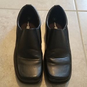 Smart fit Boys black dress shoes